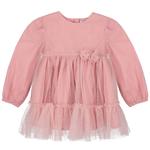 Розовое платье из тюля Mayoral - фото 2