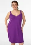 Ночная рубашка Zizzi, Purple Magic - фото