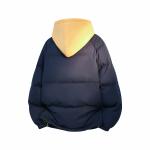 Пуховик Unisex с капюшоном, утолщенный, стиль Mock Two Piece Reebok, априкот - фото 8