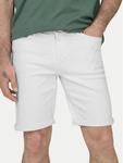 Джинсовые шорты обычного кроя Ply 22029297 Only & Sons, белый - фото 4