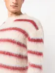 Фактурный джемпер в полоску Marni, нейтральный - фото 5