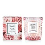 Свеча Voluspa Rose Otto Classic, 6,5 унций, белый - фото