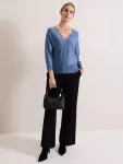 Джемпер Phase Eight Gina Batwing, синий - фото 4