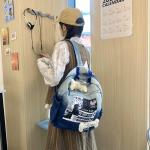 DCLOUD Тканевый рюкзак унисекс черно-синий, Blue - фото 10