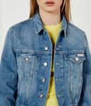 Джинсовая куртка 90-х Cropped fit Calvin Klein Jeans, синий - фото 4