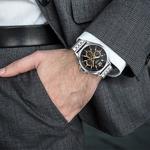 CASIO Часы Men Standard Series 41.1mm Black Watch, Black Dial Silver Steel Strap - фото 7