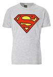 Рубашка LOGOSHIRT Superman Logo, серый - фото