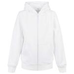 Толстовка Build Your Brand Organic Basic Full Zip, белый - фото