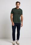 Футболка Street One MEN BASIC MIT FRONT, Grün/Dark Green - фото 2