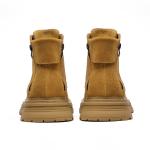 Мужские ботинки Martin Brown/Yellow YEDANI, Коричневые туфли без подкладки - фото 10