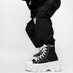 Кеды унисекс высокие белые Slnu★3 - фото 5