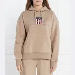 Толстовка обычного кроя Gant, бежевый - фото
