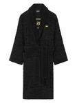 Versace халат с декором Medusa, черный - фото