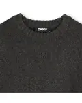 Детский свитер с длинным рукавом DKNY, темно-серый - фото 3
