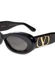Солнцезащитные очки в оправе «кошачий глаз» VALENTINO GARAVANI EYEWEAR, черный - фото 2