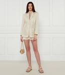 Льняные шорты Regular fit Twinset, желтый - фото 2