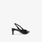 Туфли Celinna на каблуке-рюмочке из кожи Dune, черный - фото 4