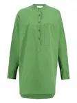 Платье-рубашка мини Popover с длинными рукавами Matteau, зеленый - фото