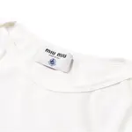 Футболка Petit Bateau Jersey MIU MIU, белый - фото 7