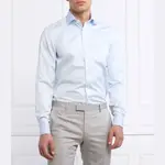 Рубашка узкого кроя Stenströms, синий - фото