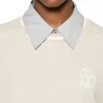 Brunello Cucinelli Свитер с вышитым логотипом - фото 5