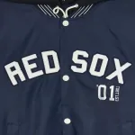 MLB Куртка Boston Red Sox унисекс синяя, Navy Blue - фото 4