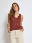 Вязаный топ minus Carli, Rusty red - фото