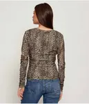 Блуза Slim fit Liu Jo, коричневый - фото 3