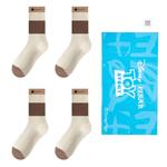 Набор из 4 пар унисекс носков Crew Disney, белый - фото