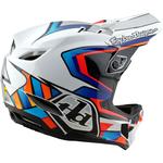 Шлем Troy Lee Designs D4 Composite Mips Troy Lee Designs, Frames White/Silver - фото 6