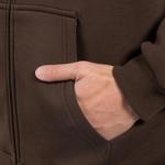 SMILODOX Мужская толстовка с капюшоном на молнии Cedrik Brown - фото 5