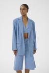 Джинсовые шорты FIBI Gestuz, цвет Mid Blue Washed - фото