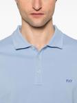 Fay рубашка поло из ткани пике, синий - фото 4