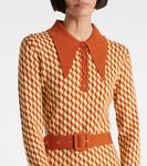 Платье миди из смесового хлопка Rixo, Ginger Tea - фото 4