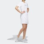 Платье с короткими рукавами женское белое Adidas - фото 6