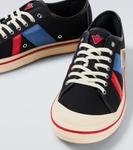 Кроссовки Eliot canvas low-top Bottega Veneta, черный - фото 3