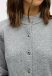 Кардиган Object Cardigan, Medium Grey Melange/Dark Grey - фото 4