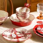 Керамические наборы посуды KAWASIMAYA, розовый - фото 4