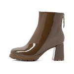 Ботильоны женские, черные/кофейные COMELY, Black - фото