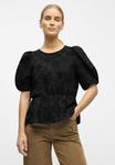 Блуза Object Blouse, Black - фото