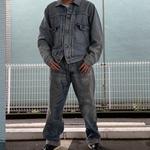 Джинсовая куртка Levis X Levis унисекс синий Human Made - фото 3