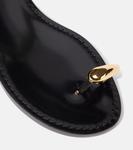 Сандалии Samburu из кожи Amanu, черный - фото 5