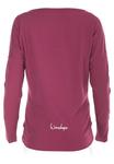 Лонгслив женский Winshape с широким вырезом, фиолетовый - фото 4