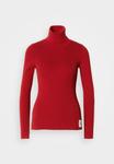 Джемпер Calvin Klein Jeans LABEL ROLL NECK, Winery/Red - фото 7