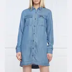 Винтажное платье оверсайз Superdry, синий - фото