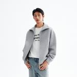 Кардиган худи унисекс CHINISM, серый - фото 11