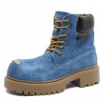 TH FABRICATE Кроссовки Мартин унисекс синие, цвет Blue - фото