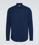 Джинсовая рубашка Sunspel, синий - фото