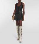 Кожаный жилет Adrian STOULS, черный - фото 2