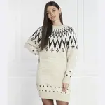 Платье с добавлением шерсти Silvian Heach, бежевый - фото 2